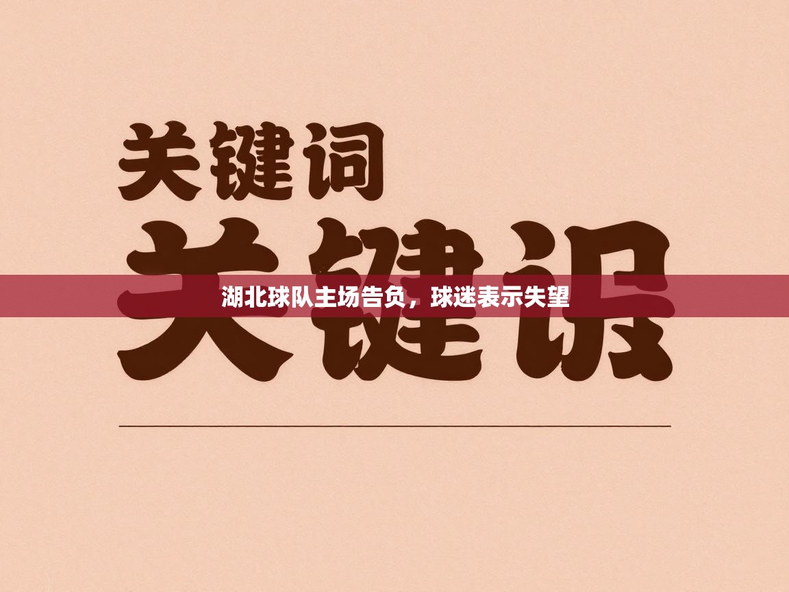 湖北球队主场告负,球迷表示失望 第2张